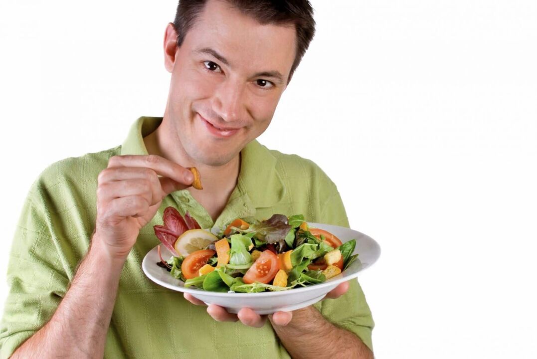 ensalada verde para hombres